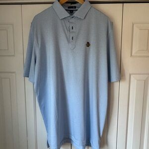 Stitch - Men's Light Blue Polo Shirt - XL - White Manor Country Club - Manor Cup